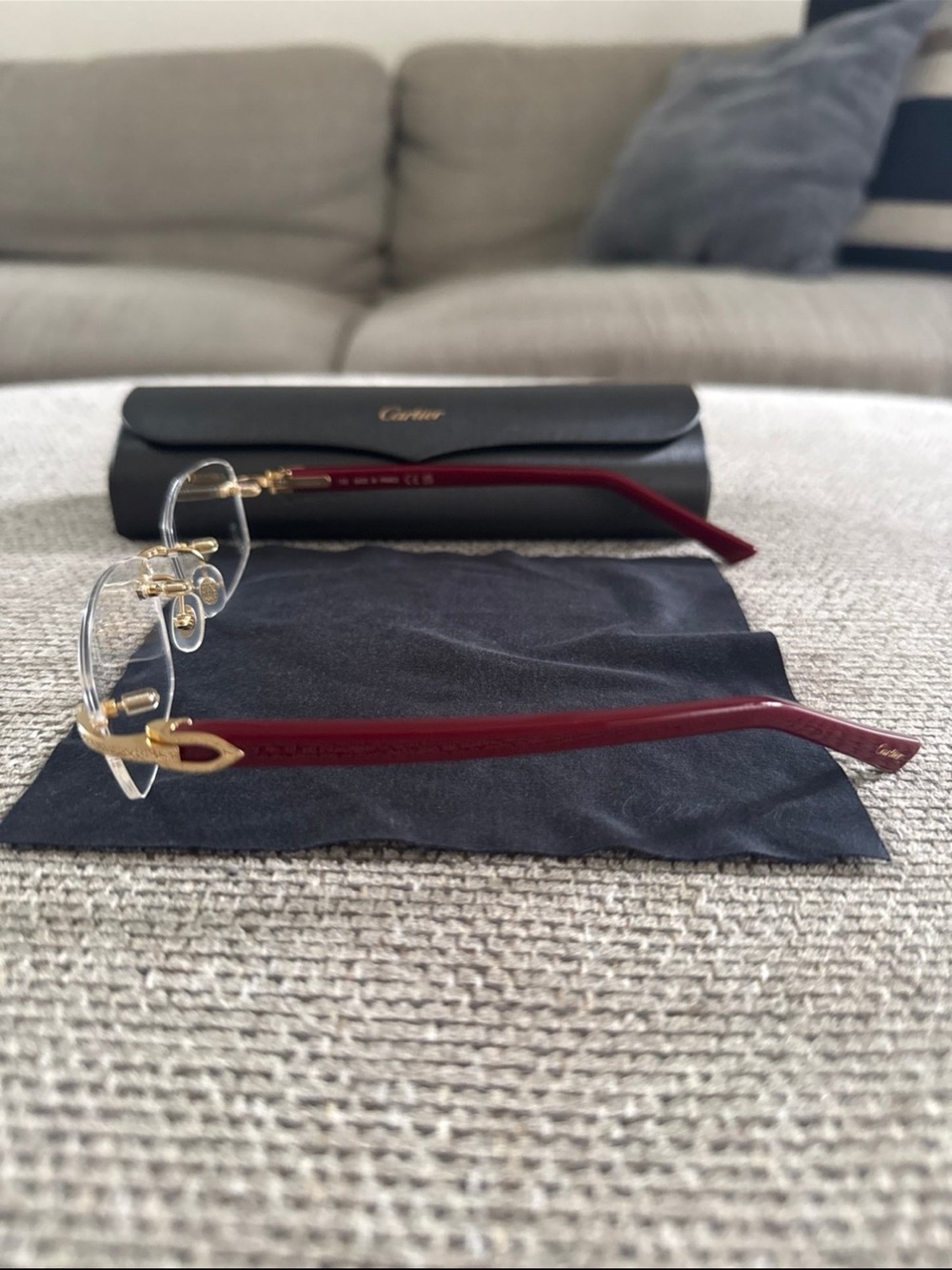 Cartier Rimless Glasses - Picture 12 of 12